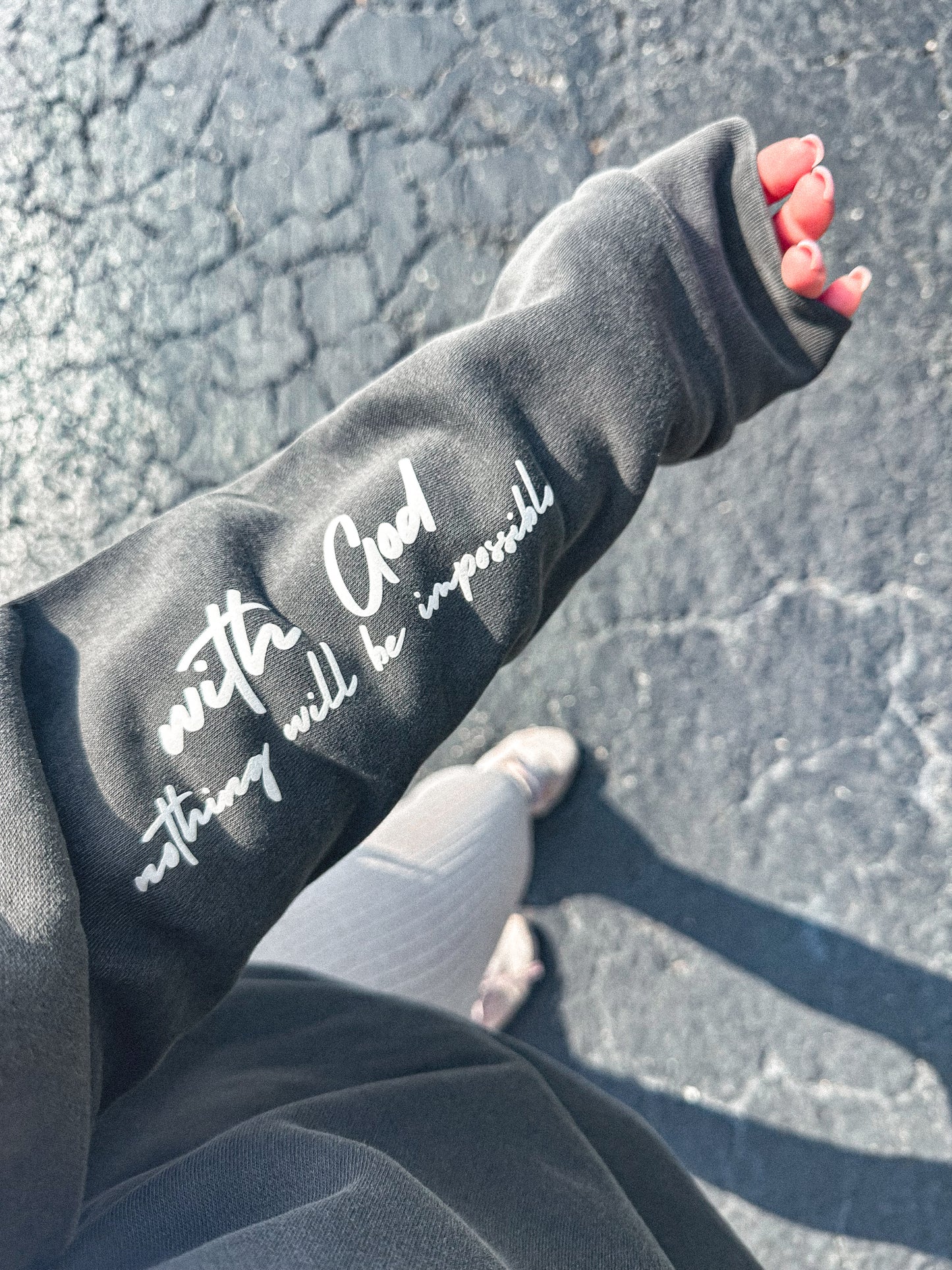 God is Good Cozy Crewneck