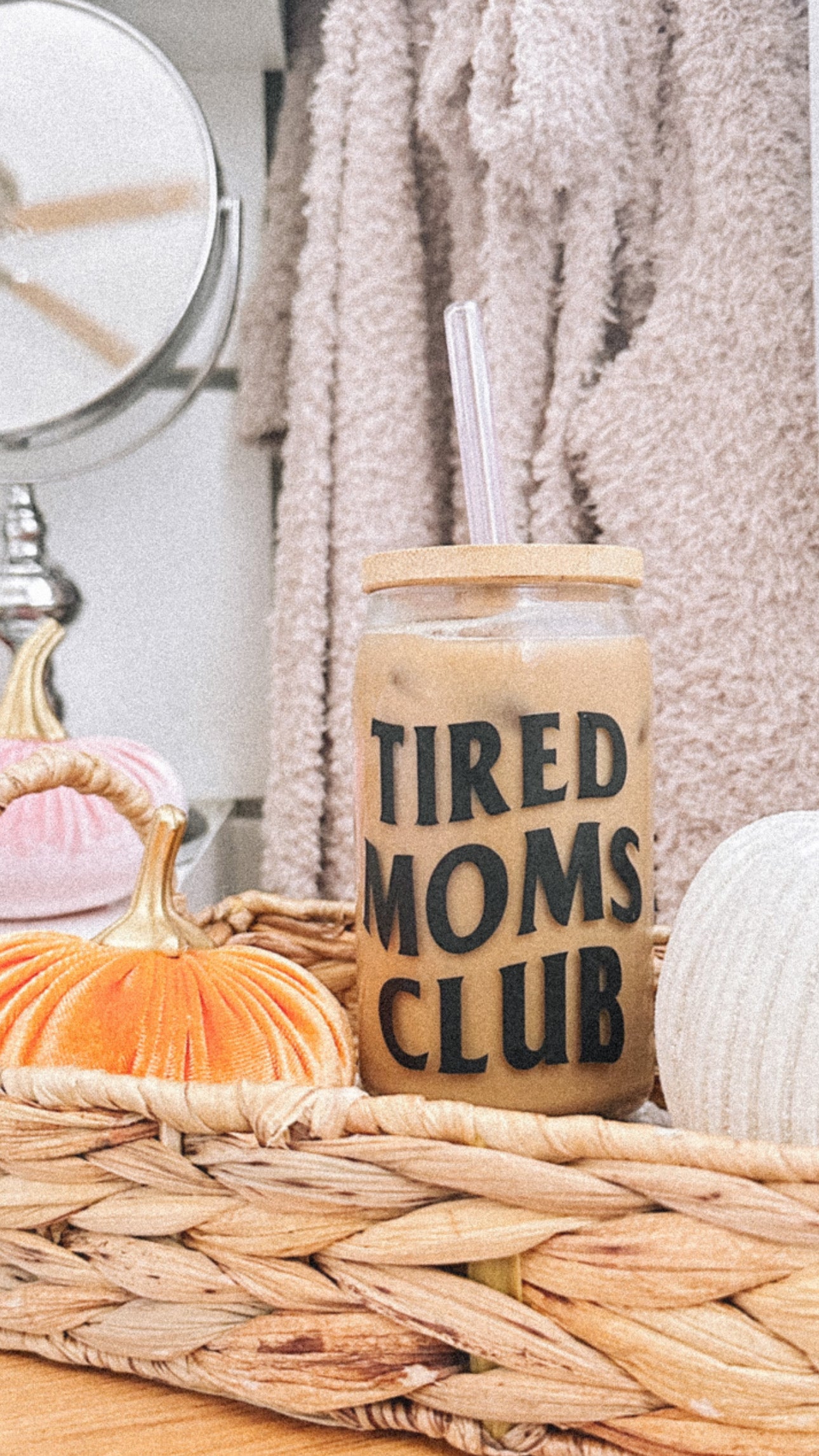 Tired Moms Club Glass Cup | Limited Edition